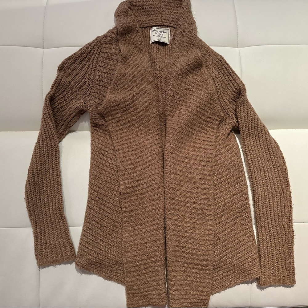 Abercrombie & Fitch XS Light Brown Cardigan